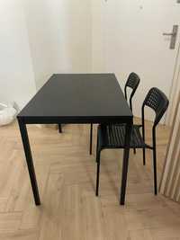 Komplet: stół kuchenny + 2 krzesła