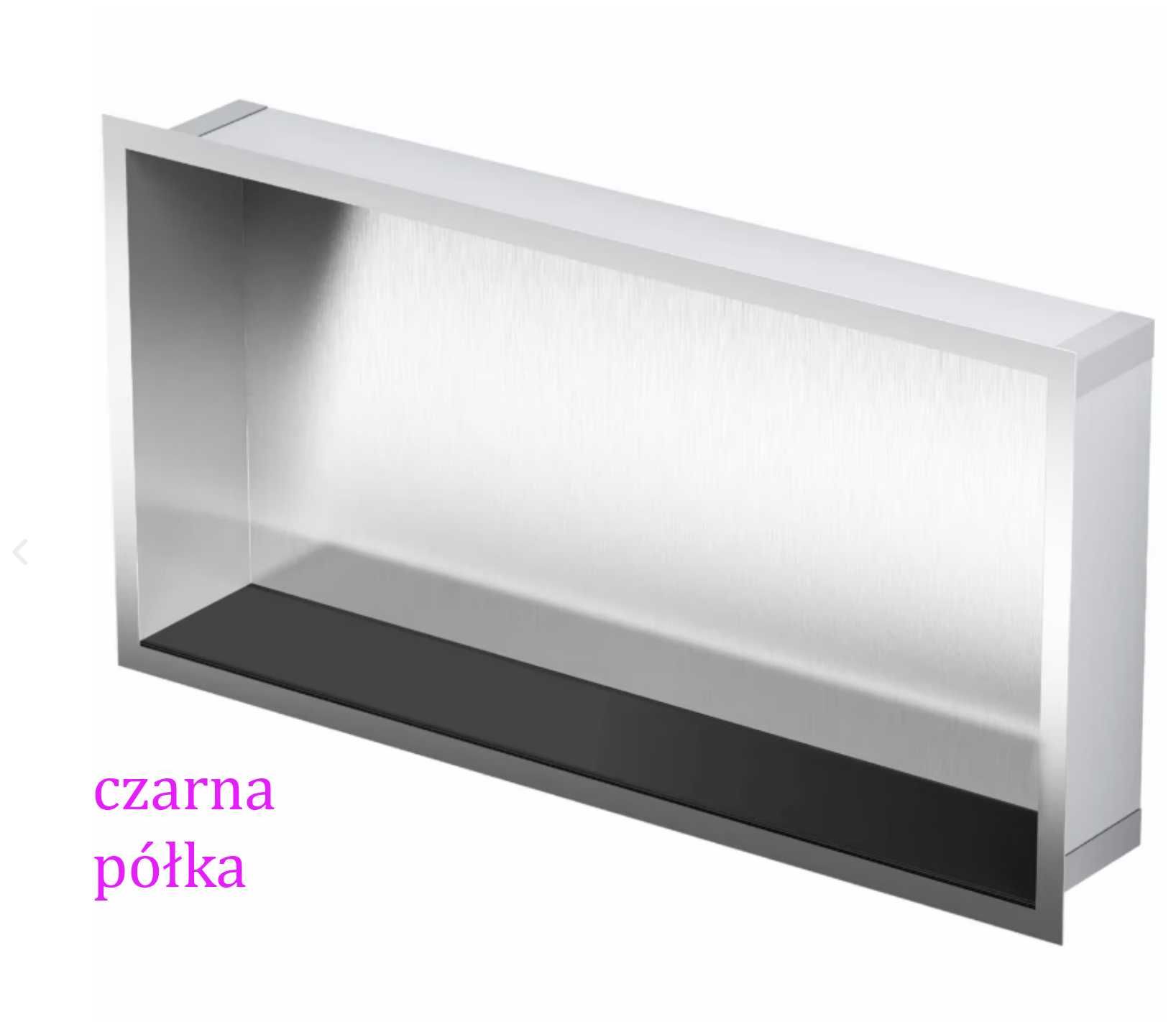 MCJ Półka wnękowa do łazienki stal nierdzewna 60x30 cm CFSPWN 600/10