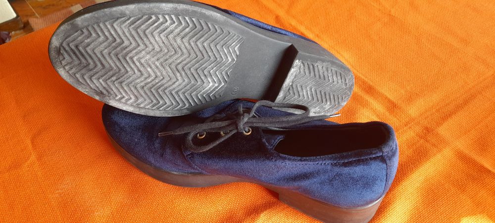Sapatos em veludo, 40