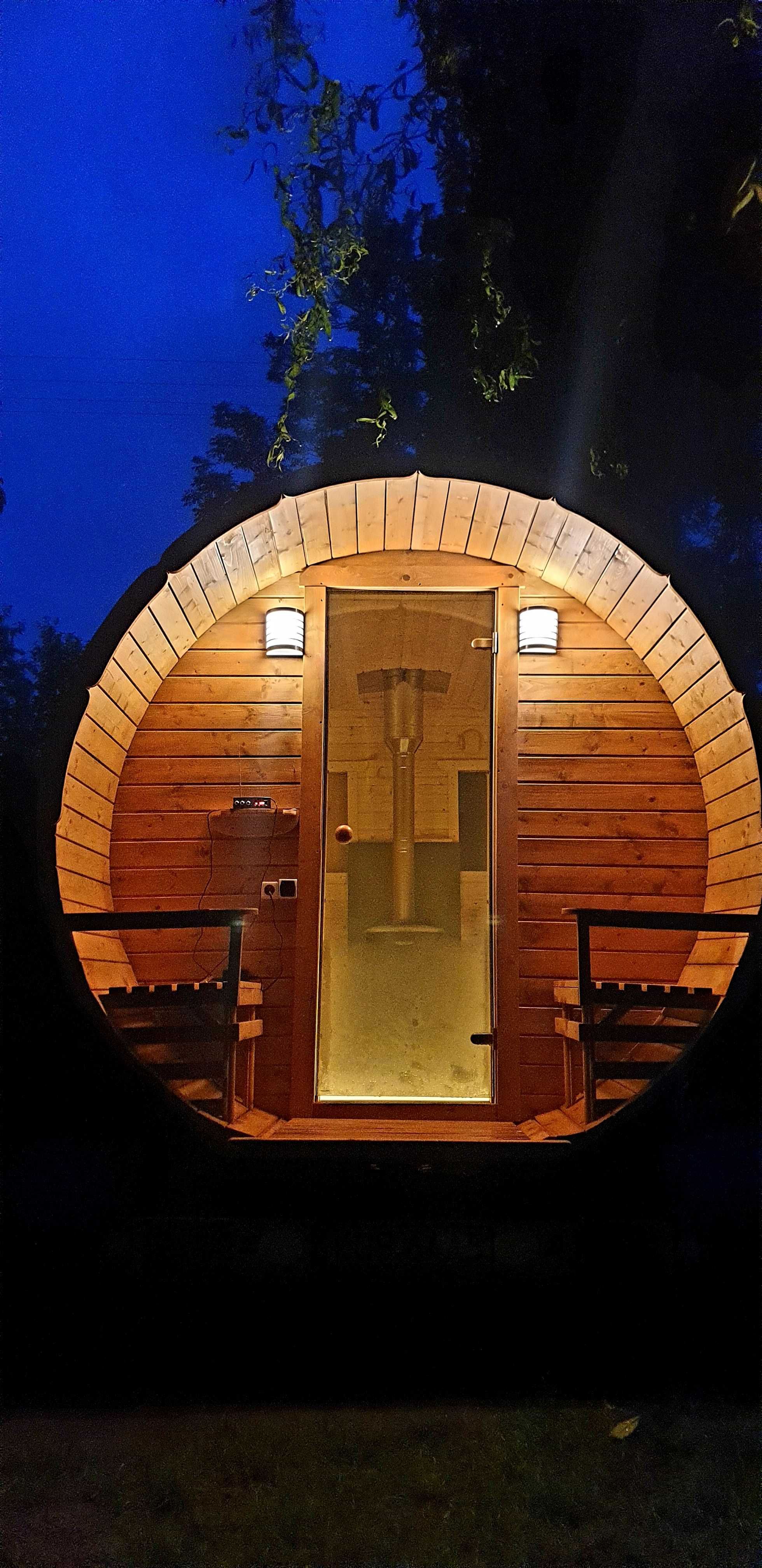 Jacuzzi balia ogrodowa  ruska bania  Mobilne SPA  Sauna