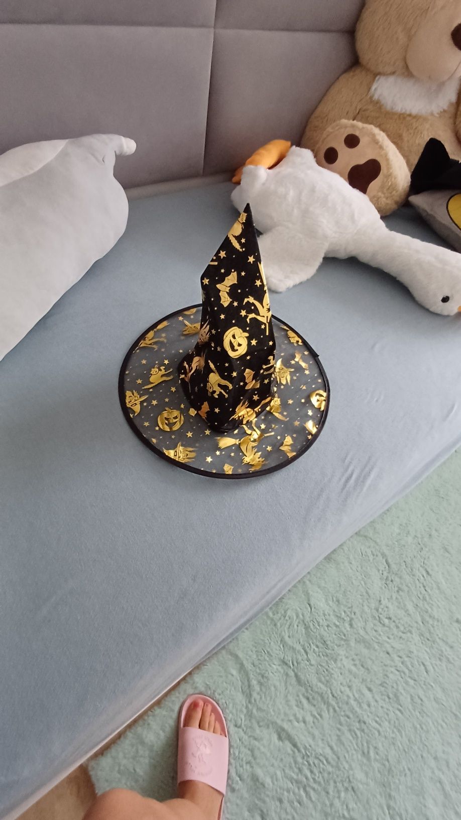 Strój karnawałowy czarownica kapelusz  halloween