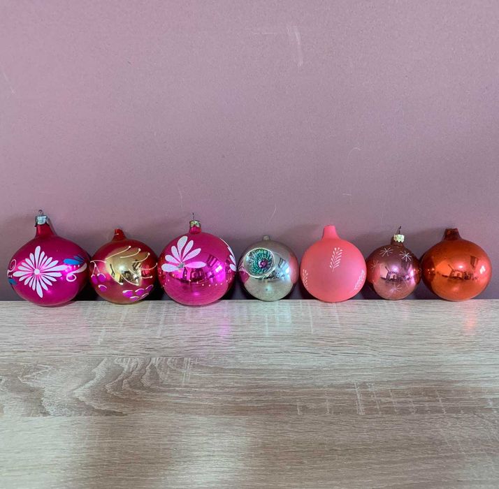 Игрушки новогодние СССР толстые три поросёнка handmade ручная роспись