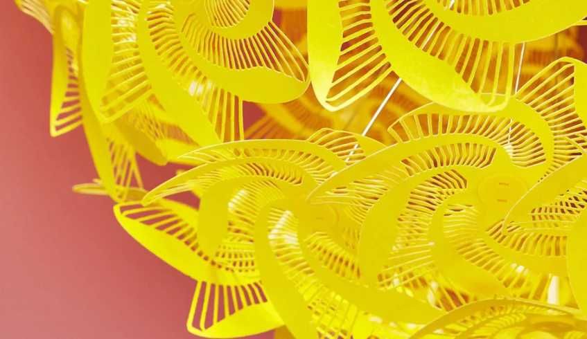 lampa GRIMSAS IKEA NOWA w opakowaniu żółta