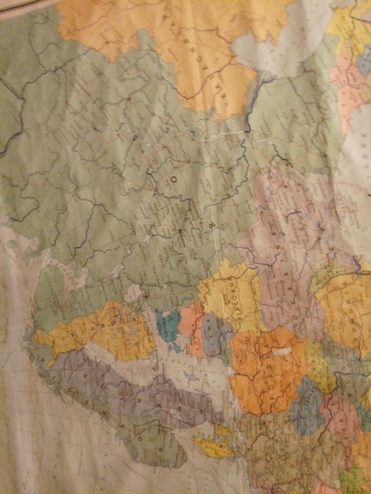 Mapa szkolna ścienna