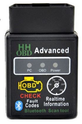 Aparelho ELM327 Bluetooth OBD2 - ler e apagar erros