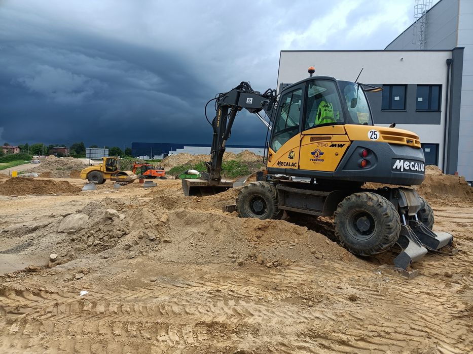 Usługi koparko ładowarka, koparką, minikoparka, wywrotka. Bytom Zabrze