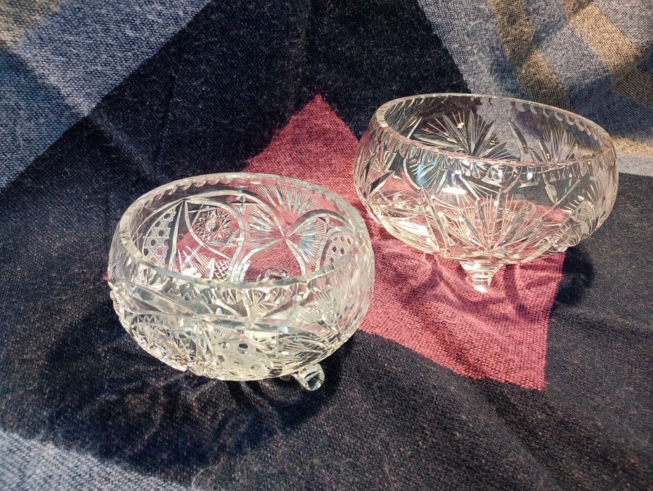 Krosno bombonierki kryształy 13cm 20cm