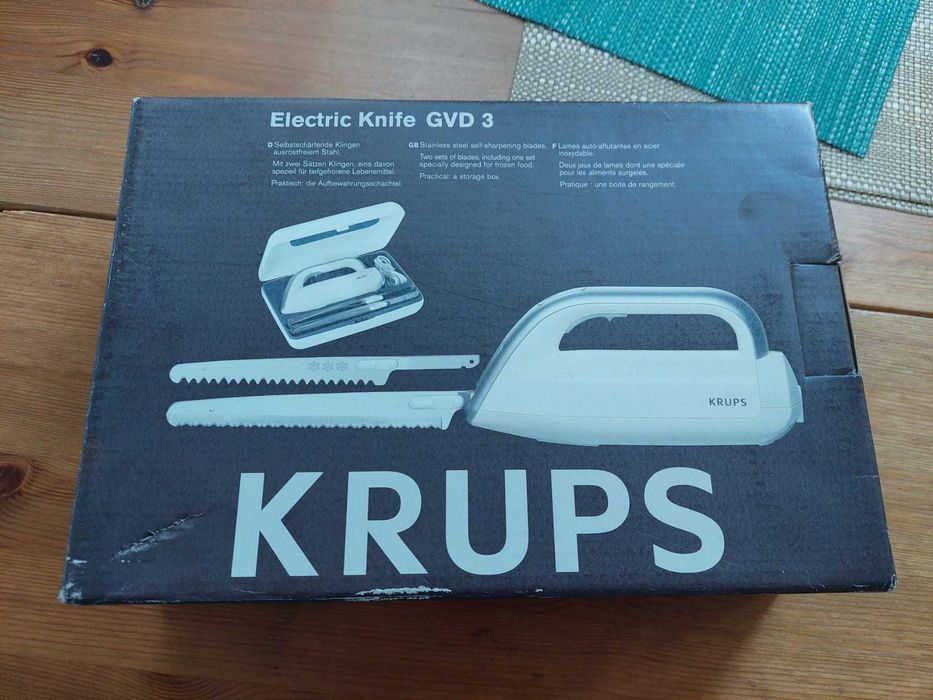 Faca elétrica Krups nunca utilizada