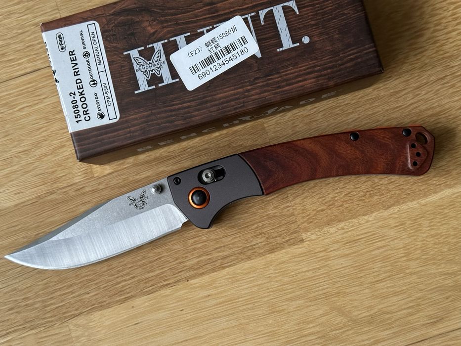 Складной нож Benchmade Crooked River 15080-2 Dymondwood, карманный нож