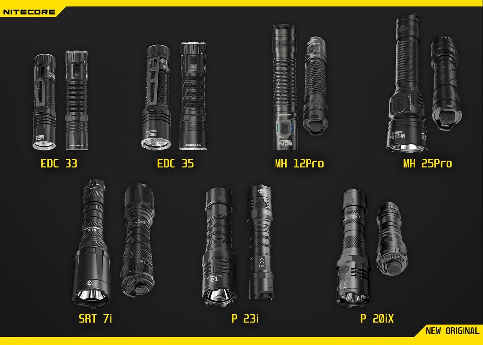 Nitecore HA11/HA15/NU20/NU25 UL/NU27/HA23/UT27/HC33/HU—нові,оригінал