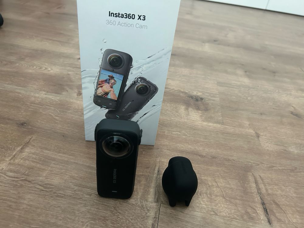 Insta360 x3 + Acessórios + Bolsa de transporte
