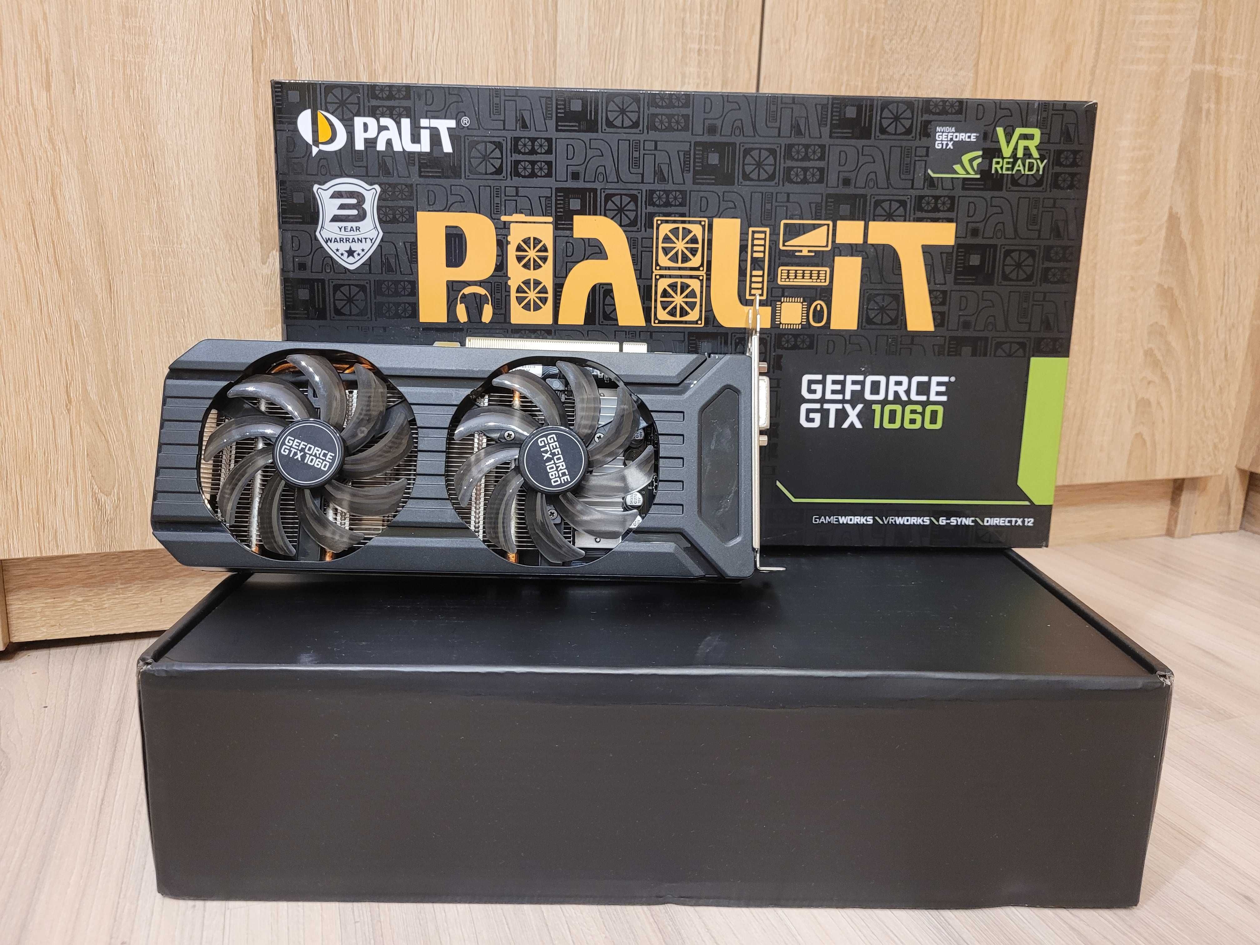 Karta graficzna Palit GeForce GTX 1060 6 GB DDR5