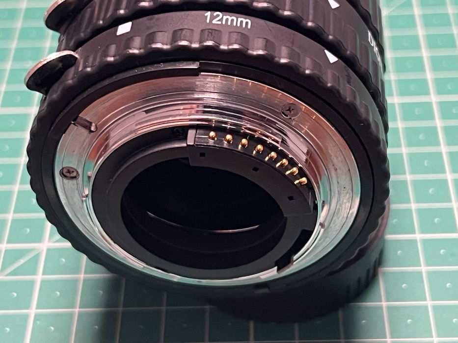 Tubos de extensão automáticos para Nikon F