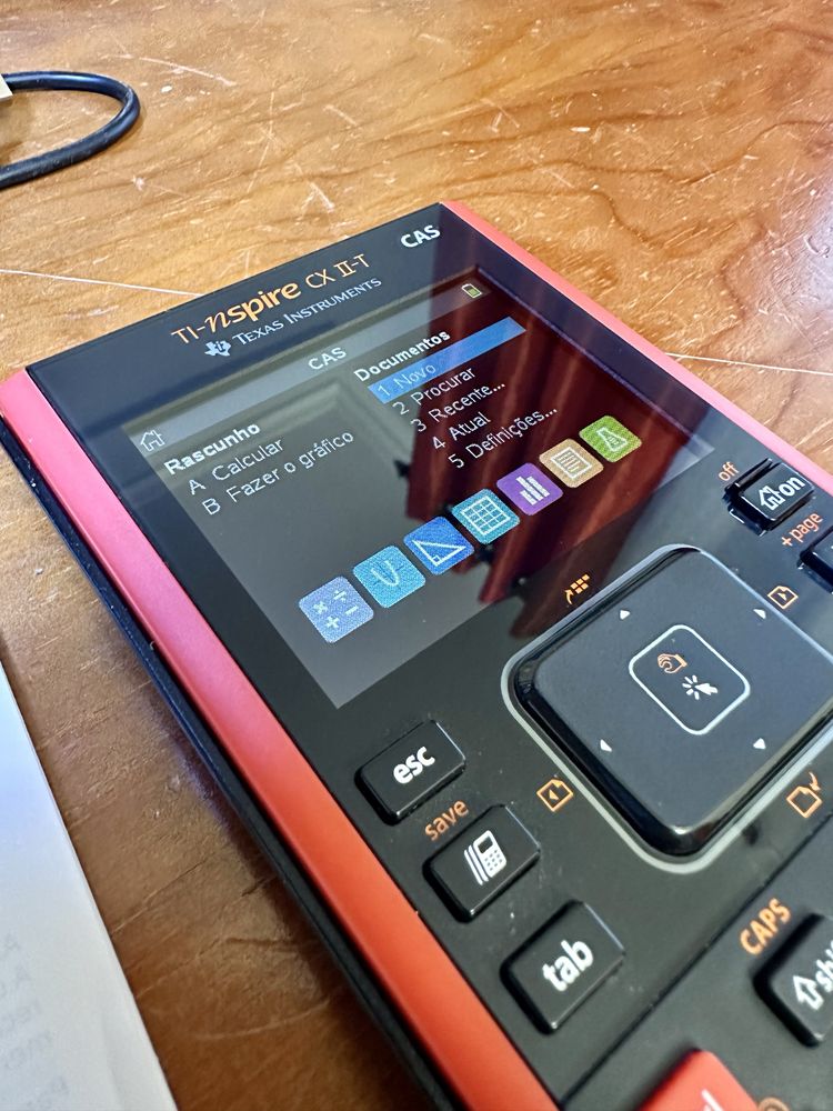 TI-Nspire CX II-T CAS – Completa, Impecável e Pronta a Usar