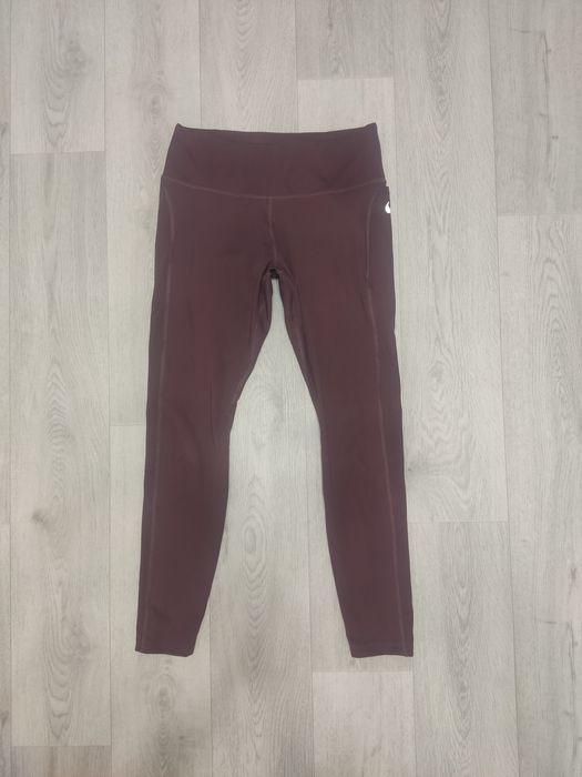 леггінси для йоги nike колір сливовий р. l/ m