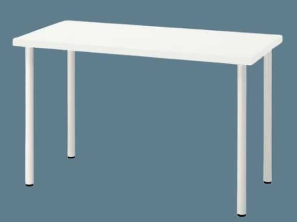 Secretária branca 120X60 cm (montada)