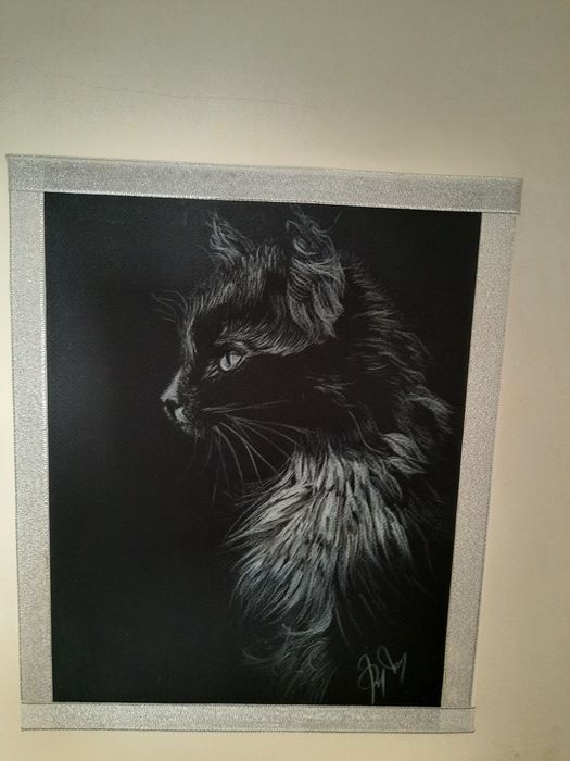 Quadro pintado à mão