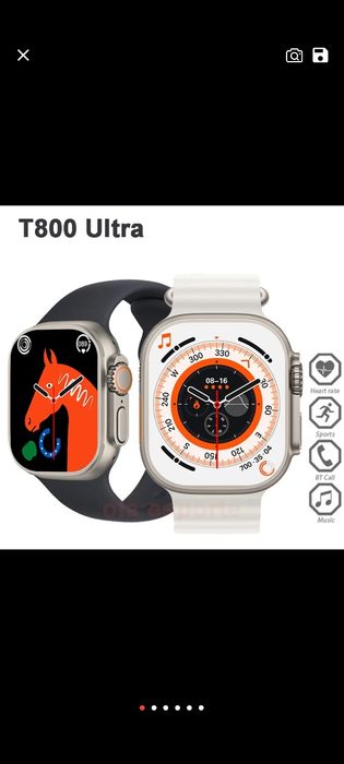 Świetny nowy czarny Smartwatch T 800 Ultra