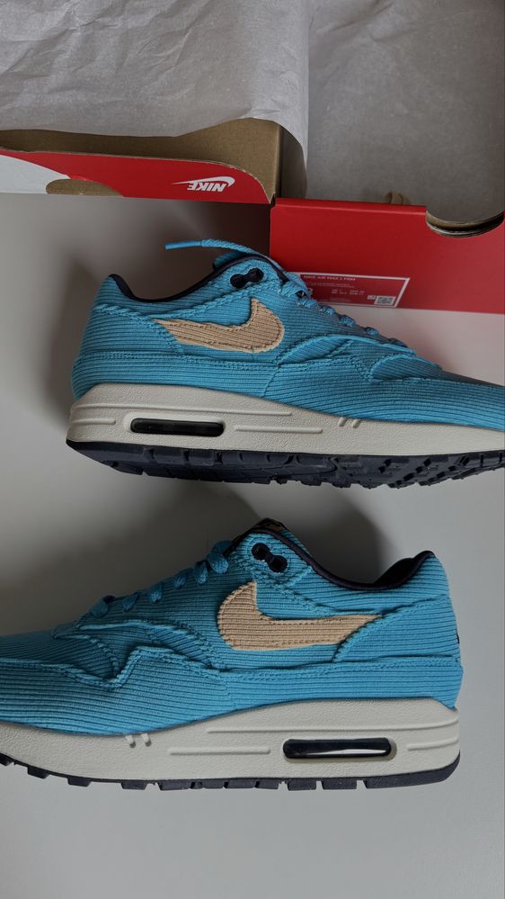 Nike Air Max 1 Premium Baltic Blue US8 EU41 wkładka 26 cm.