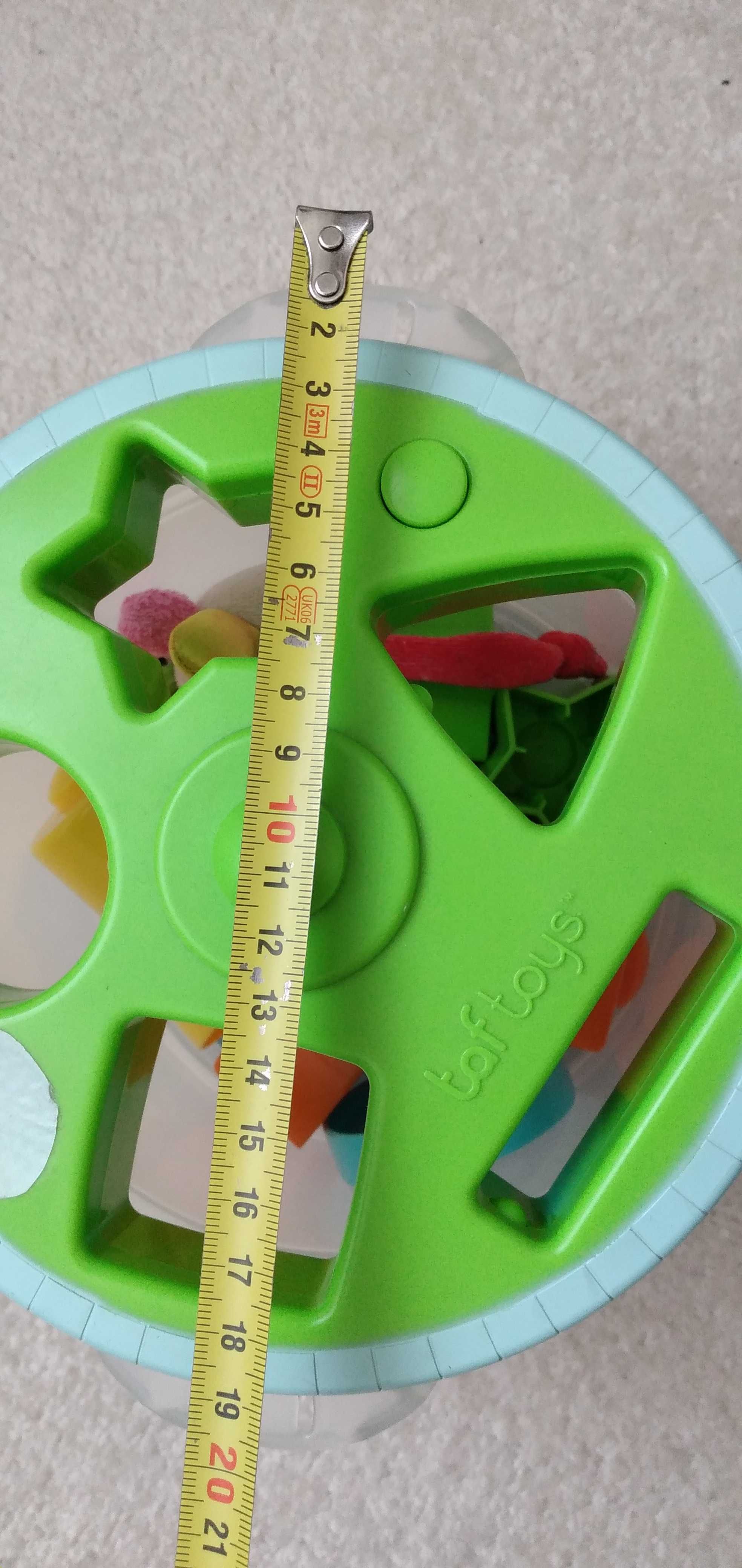Garnek sorter wielofunkcyjny dzwiękowy z klockami, zabawka sensoryczna