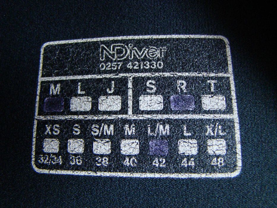 С У Х О Й  Гидрокостюм из копрессионного 5/5мм неопрена р. M - L