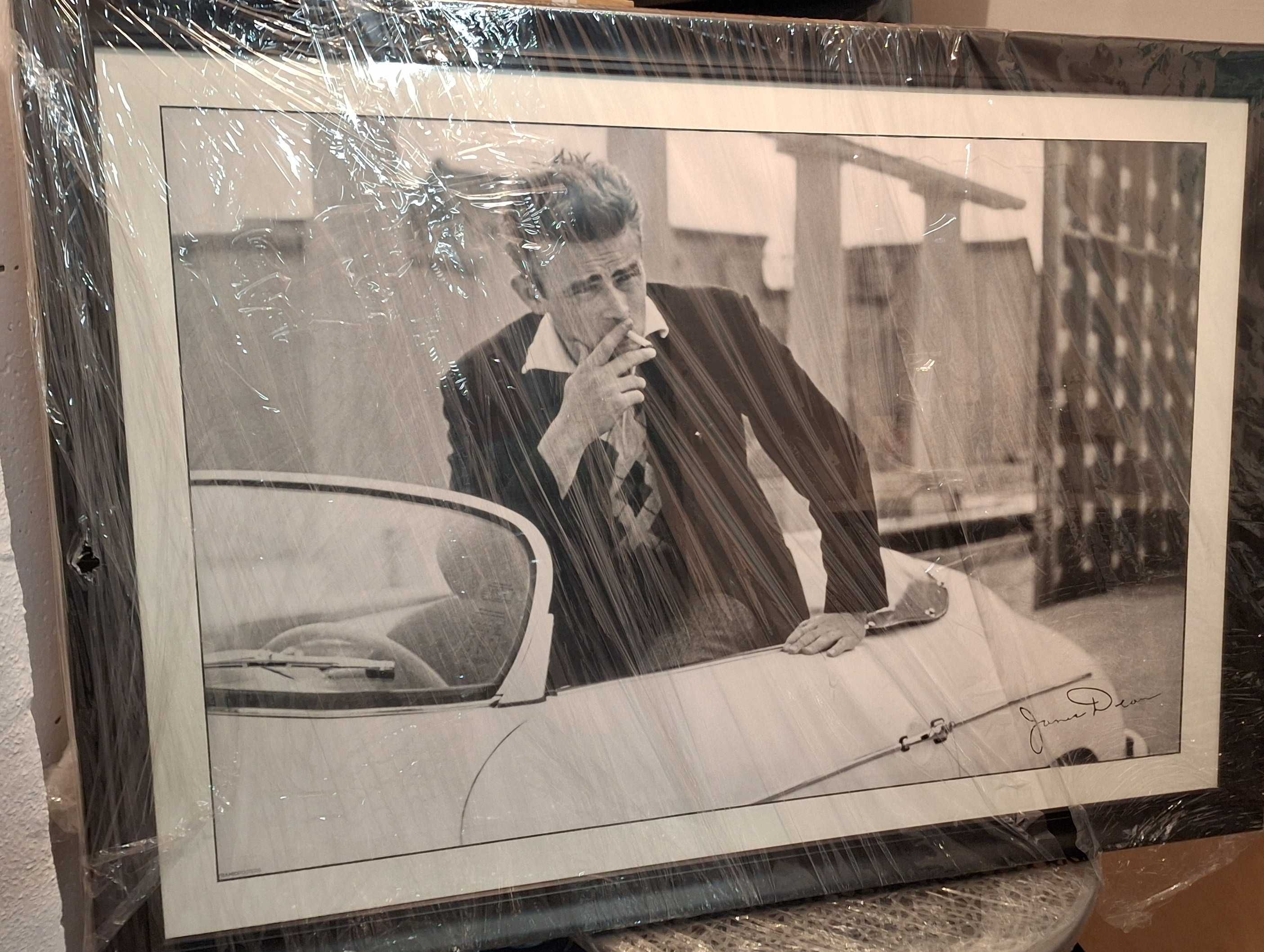 Audrey Hepburn i James Dean – 2 portrety / plakaty – OPRAWIONE