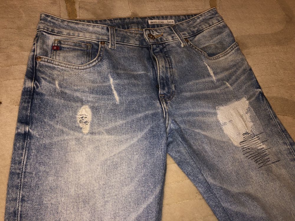 Oryginalne spodnie jeansowe marki Big Star, rozmiar W 26