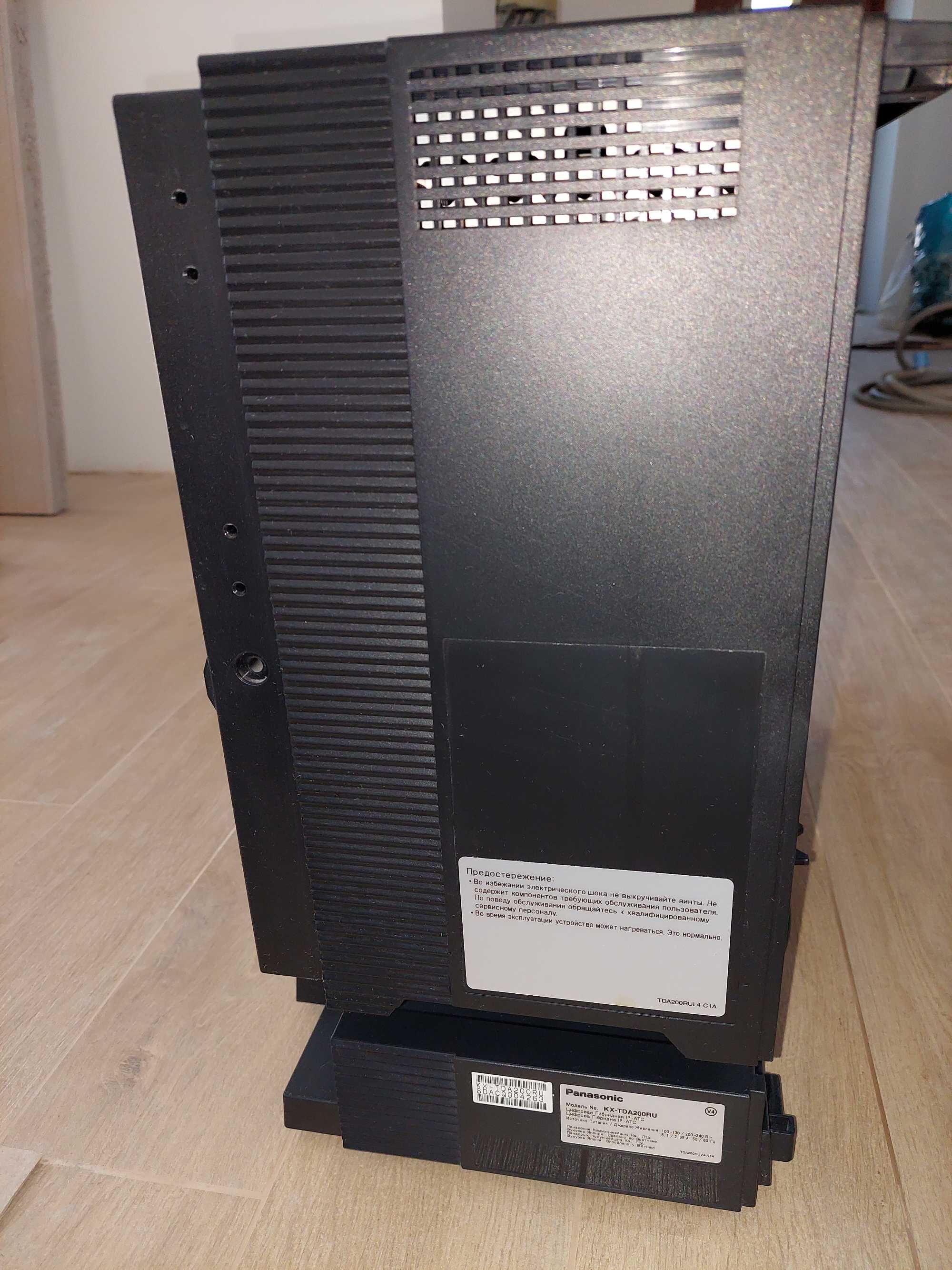 Цифровая гибридная IP-АТС Panasonic KX-TDA200RU, мини АТС