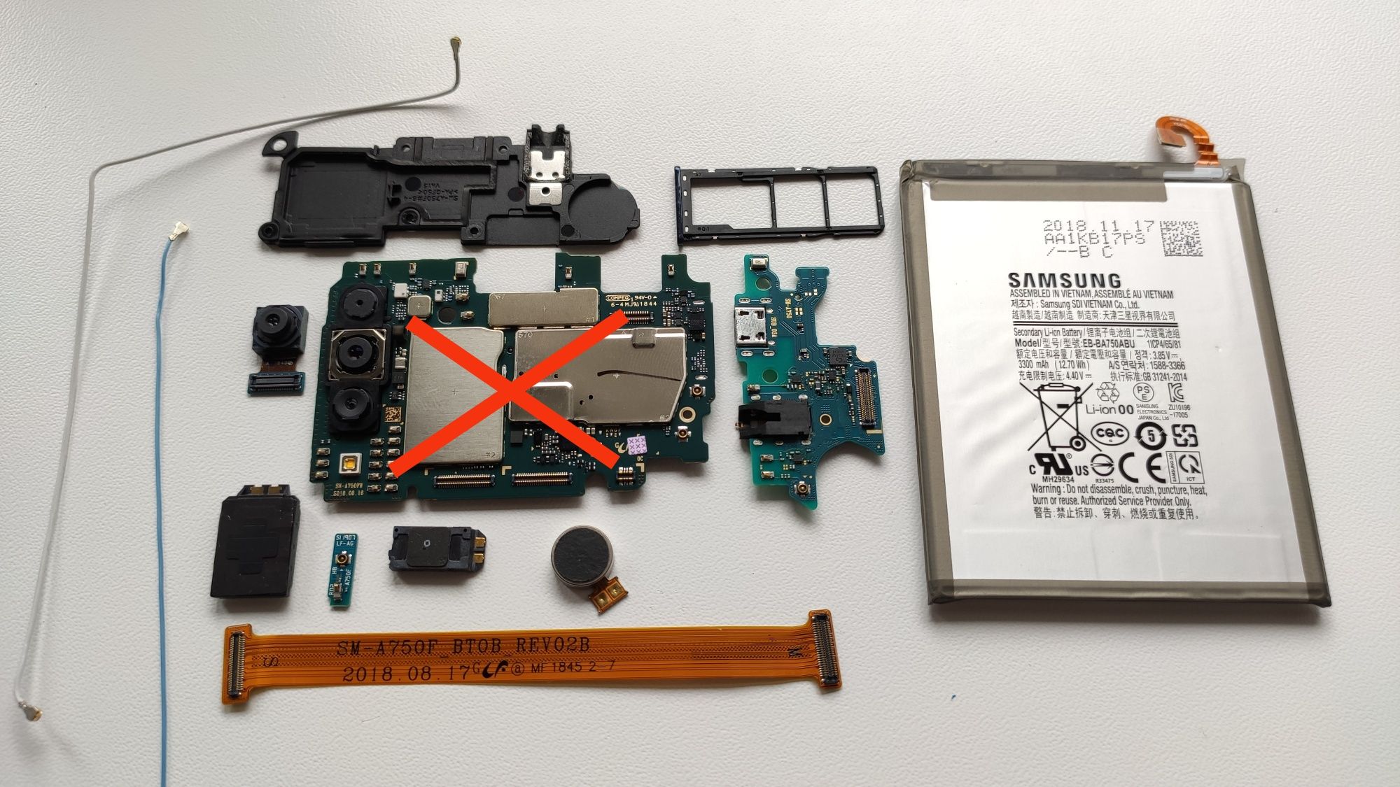 Розборка Samsung A7 2018 A750 4/64Gb