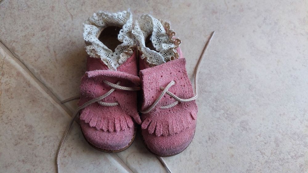 Sapatos de menina em camurça Tamanho 19