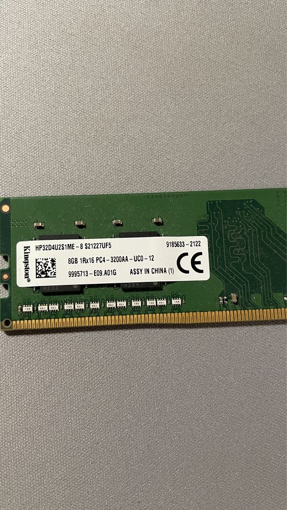 Dimm Memoria Ram Hp 8Gb Pc4-3200AA