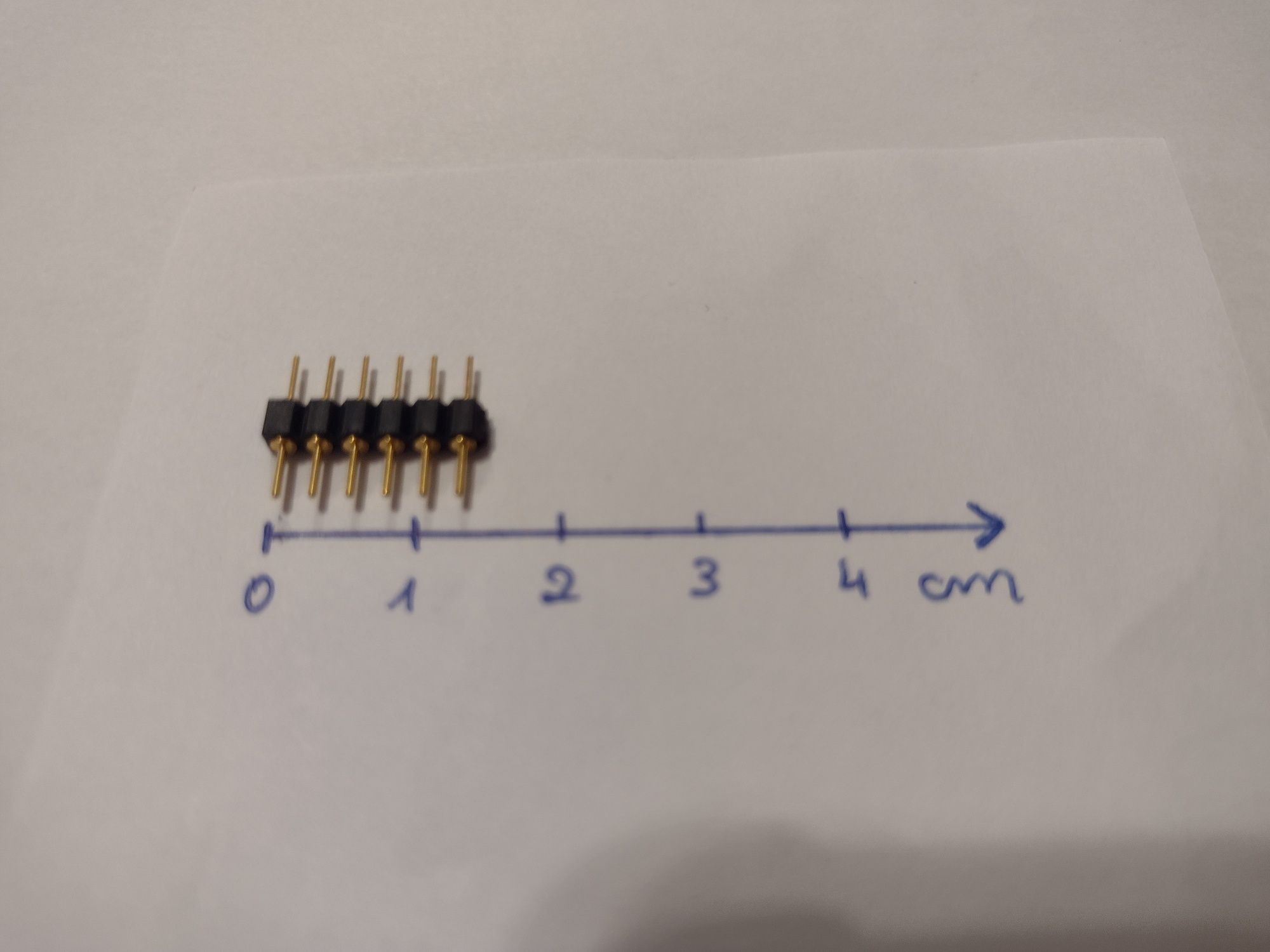 Złączka goldpin 6-pin grzebyk