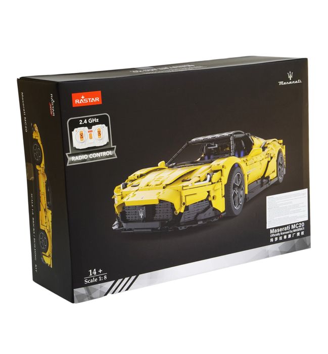 Конструктор Rastar Maserati MC20 1:8 на радіокеруванні (3300+ деталей)