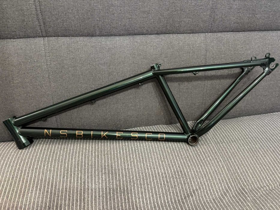Rama Dirt NS Bike Metropolis 3, DJ/Slopestyle - green 26", stalowa