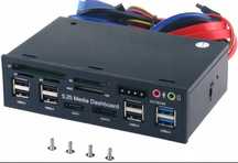 5070 Tccmebius TCC-QL5E 5.25"PC Wielofunkcyjne Dashboard Panel przedni