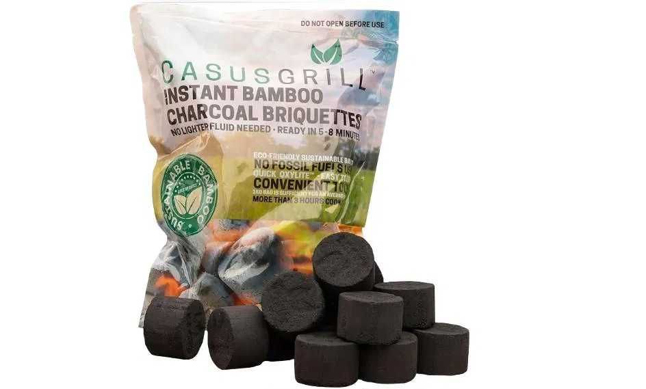 Brykiet do grilla Worek 1kg - karton 16 paczek Węgiel Drzewny Bamboo