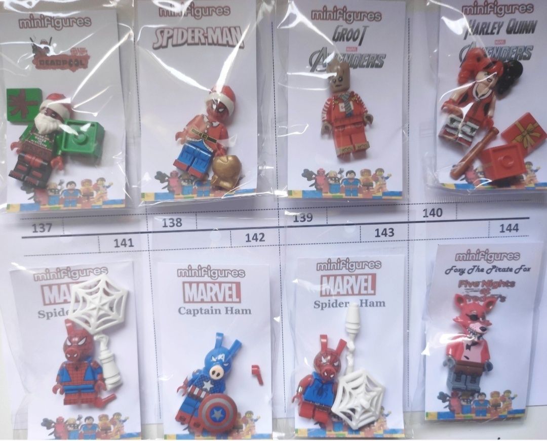 3/5 Mini Figuras Joker SpiderMan Marvel America Avengers Thor Iron Man