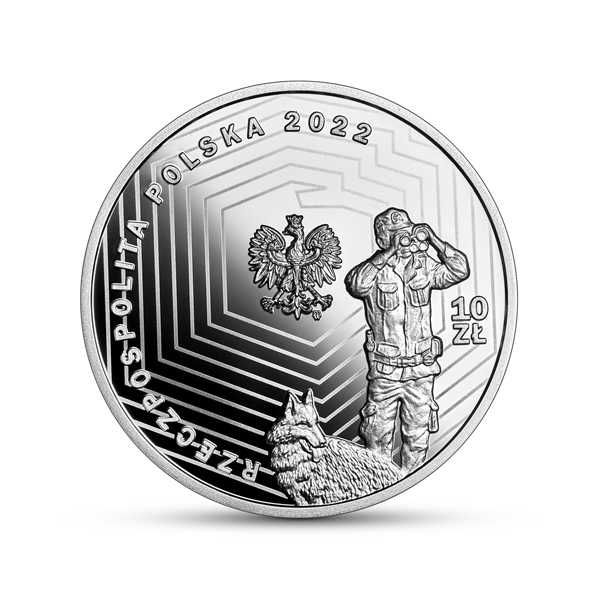 10 zł moneta 30. rocznica powołania Straży Granicznej