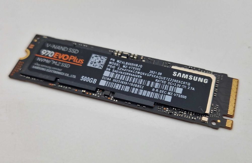 Dysk Samsung 970 EVO 500GB NVMe M.2 SSD - MZVLB500HBJQ Świetny stan!