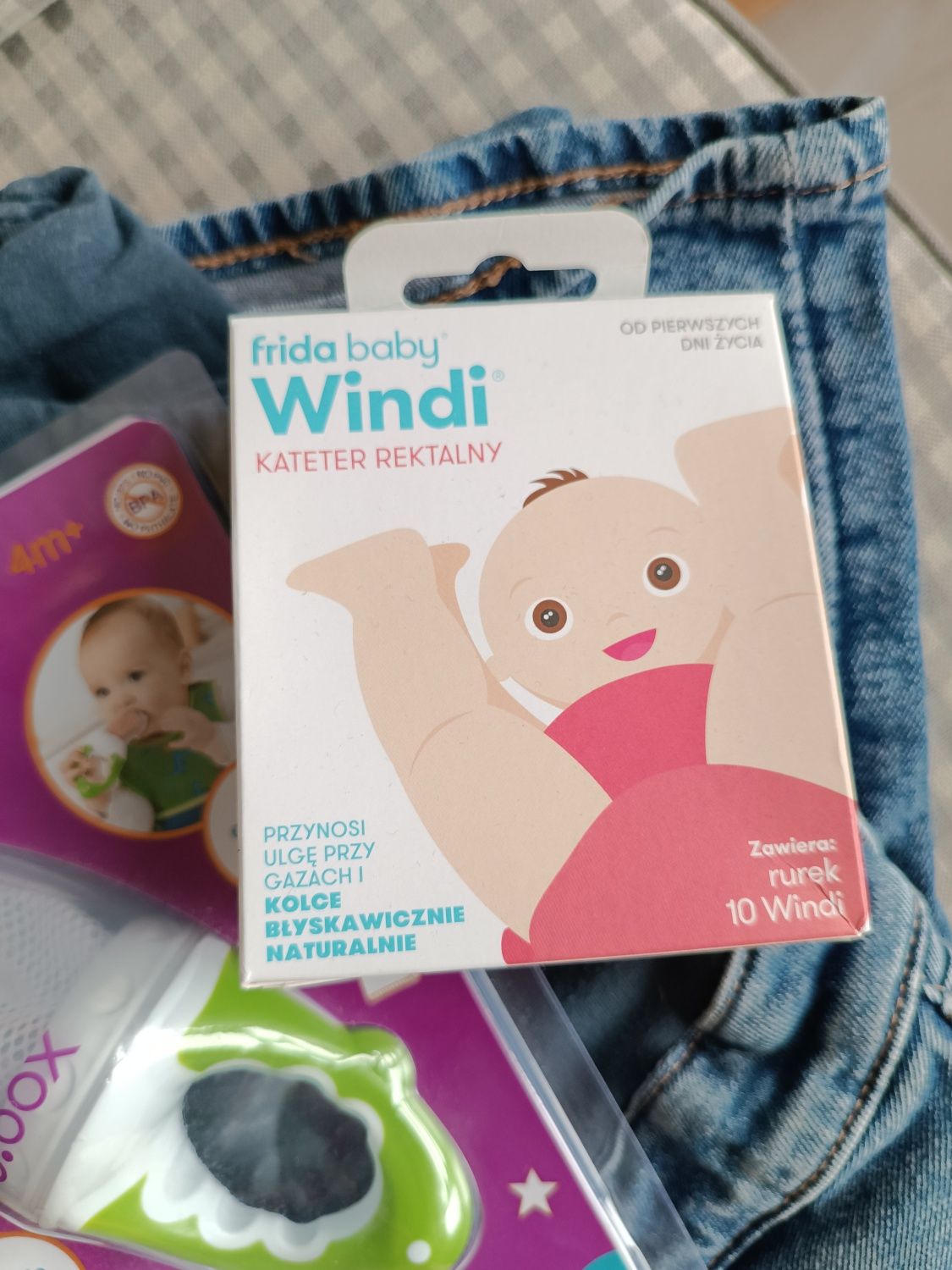 Spodnie ciążowe, windi i gryzak  za darmo