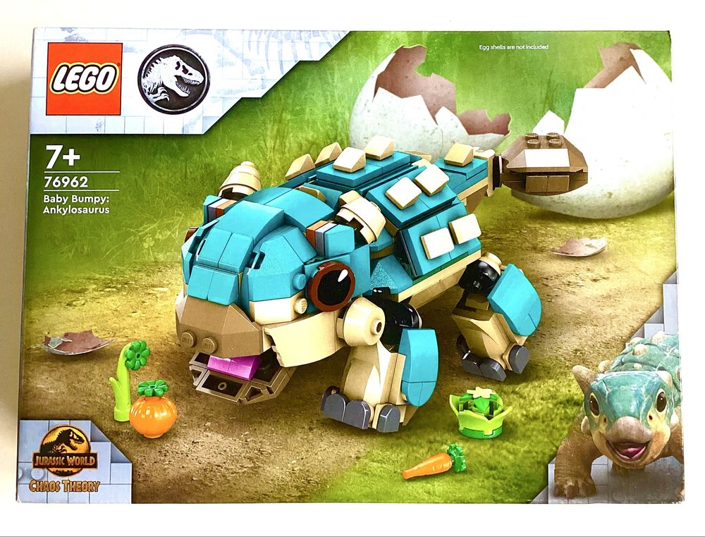 LEGO® 76962 Pudełko po zestawie Jurassic World Mały ankylozaur Bumpy