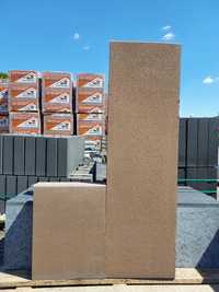 Palisada betonowa brązowa IMPARI 8x30x39 lub 8x30x100cm Drogbruk