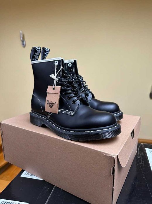 Buty dr Martens Smooth Czarne Trzewiki Skóra