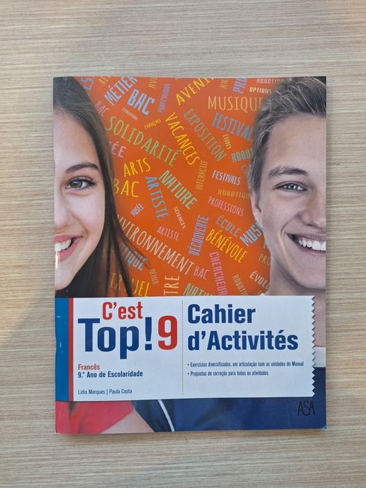Conjunto de manuais de Francês 9° ano "C'est Top!"