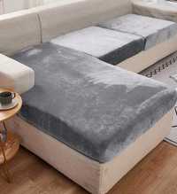 1 capa para sofá individual cinza tipo velido