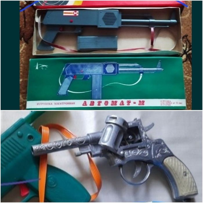 Игрушки ссср,Бубен,тамбурин,танк, револьвер