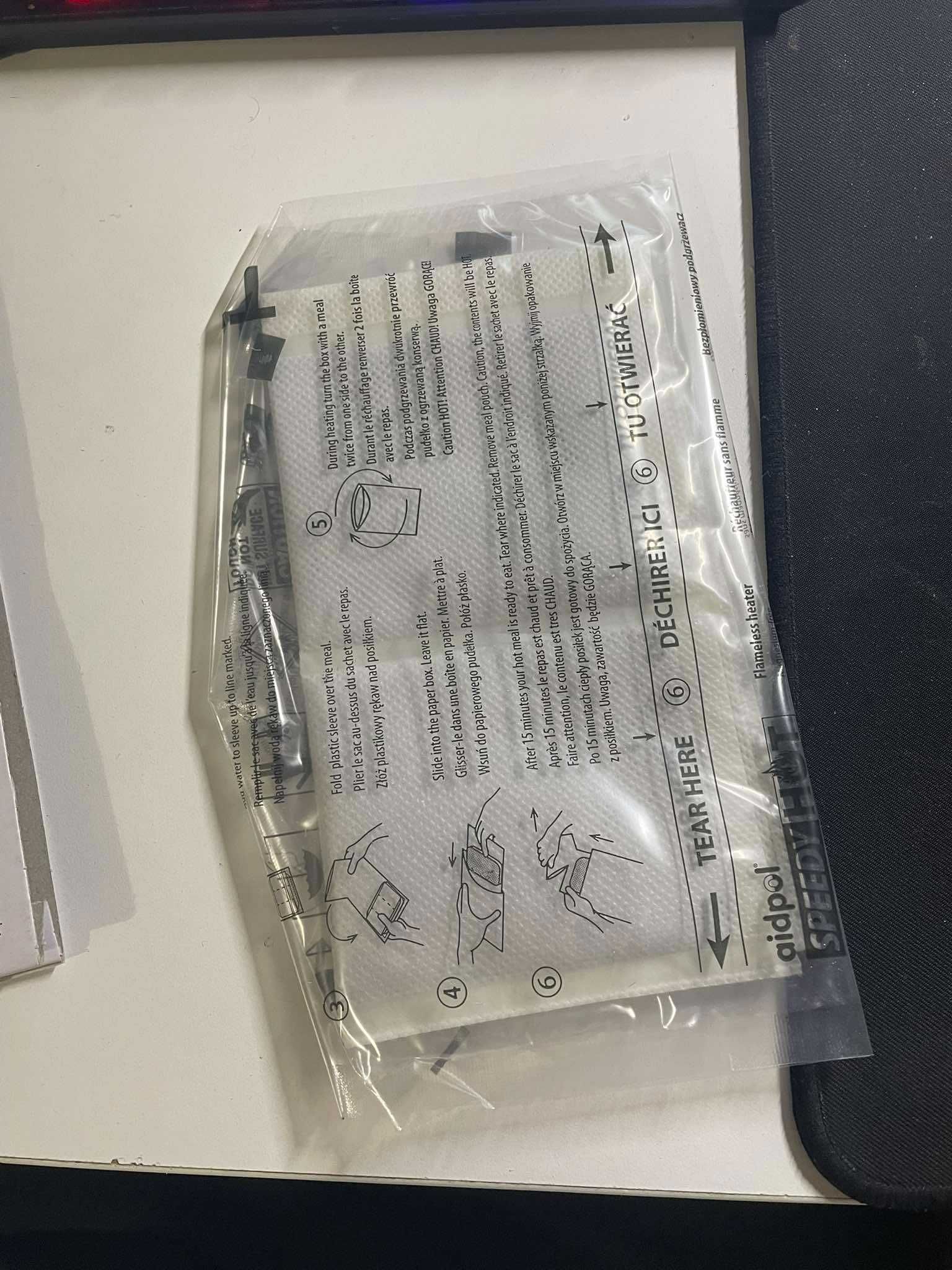 Zestaw 6 sztuk Bezpłomiennych Podgrzewaczy Chemicznych Dań Posiłkowych
