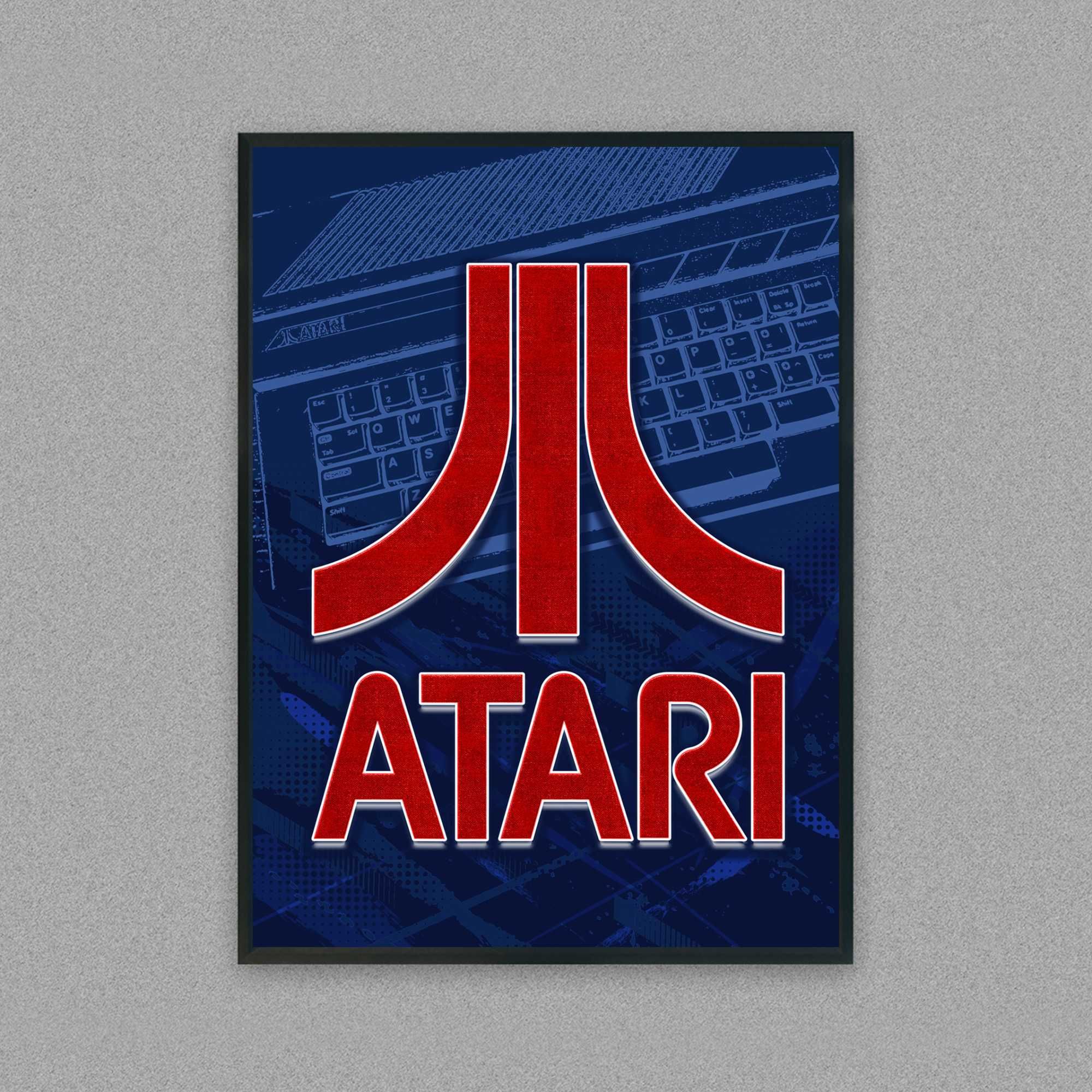 plakat do pokoju, obraz do salonu, plakat atari, plakat komputer, B2