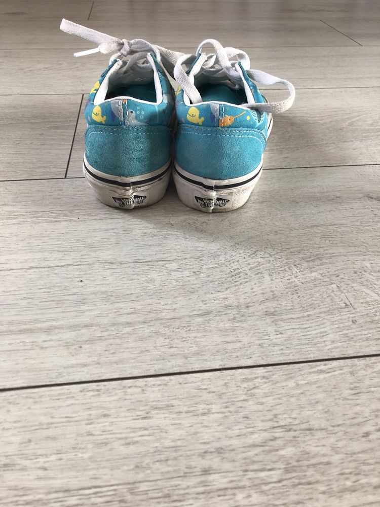 Vans turkusowe zamszowe