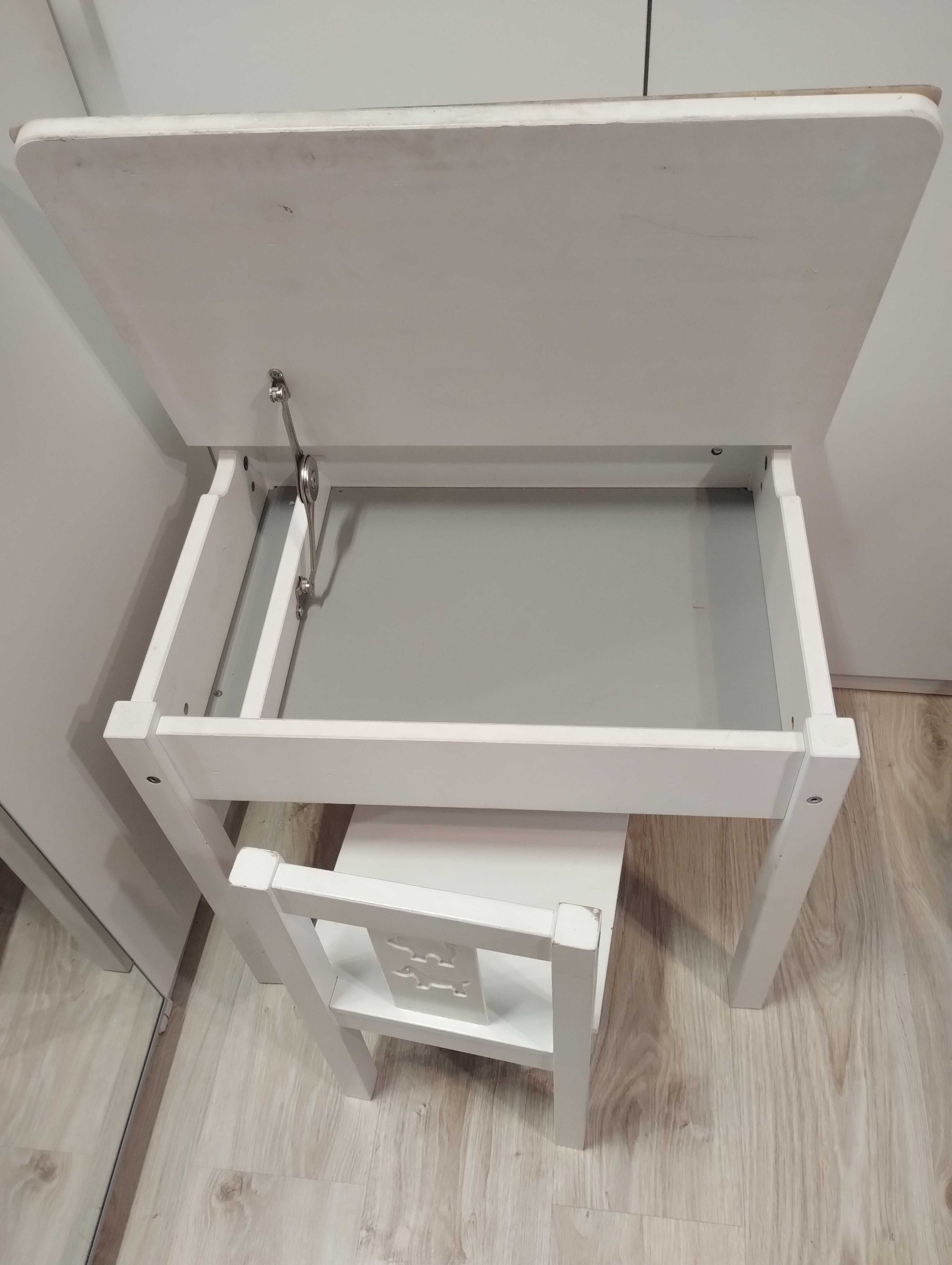 Stolik dziecięcy otwierany i krzesełko IKEA